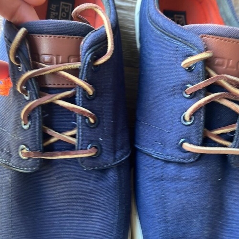 Men’s POLO RALPH LAUREN FaxonLow Fashion Sneaker‎ sz 14D - Picture 8 of 9